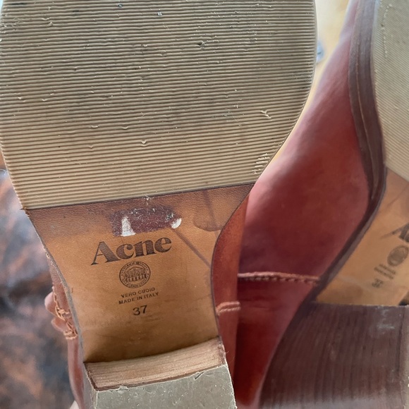 Acne Studio Pistol cognac leather booties!!! Gorgeous - Picture 5 of 8